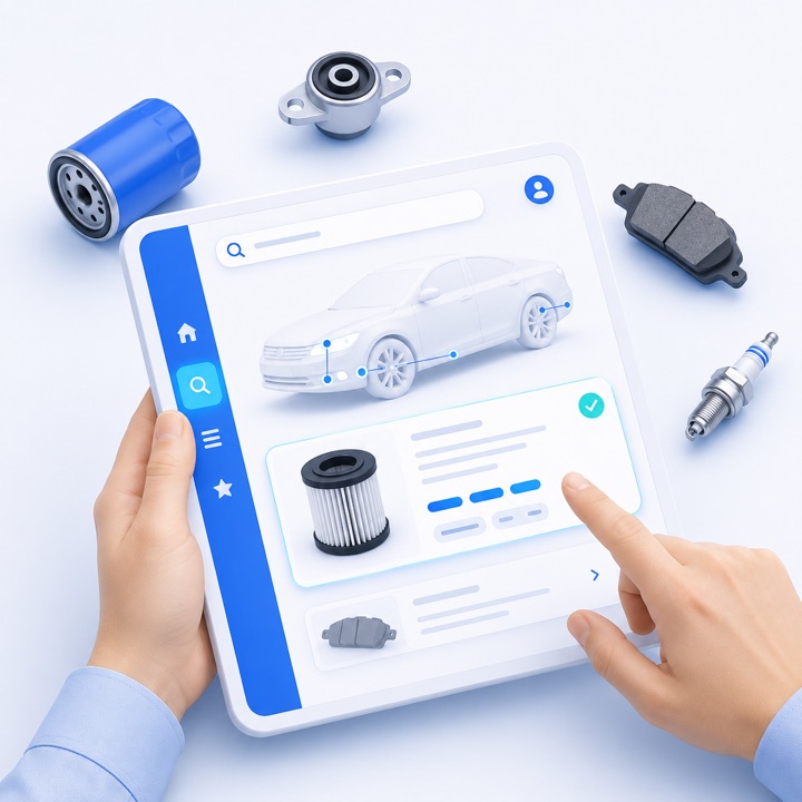 Robô Lista — catálogo de autopeças com busca por veículo